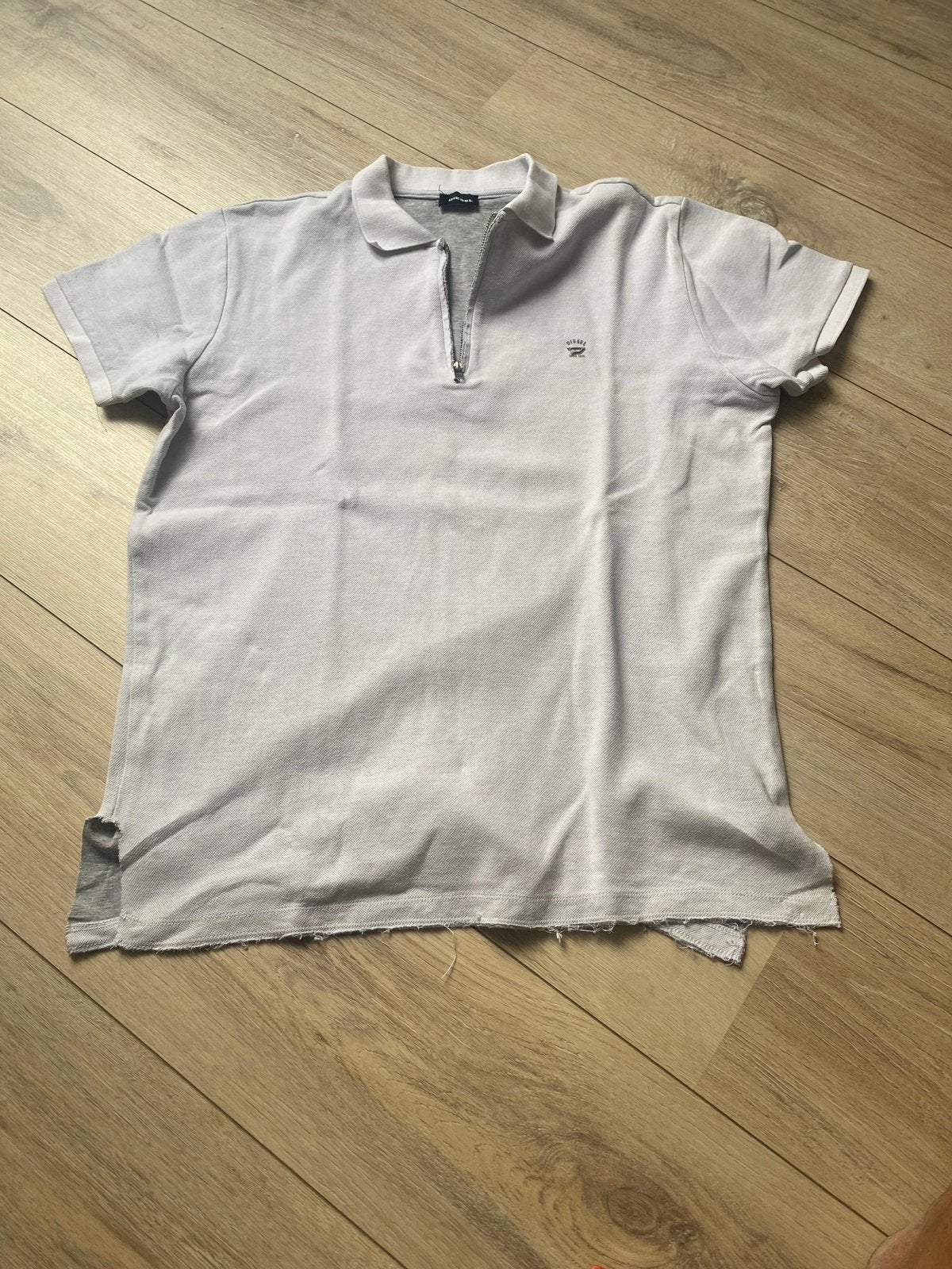 Diesel polo  L, Ophalen, Maat 52/54 (L), Wit