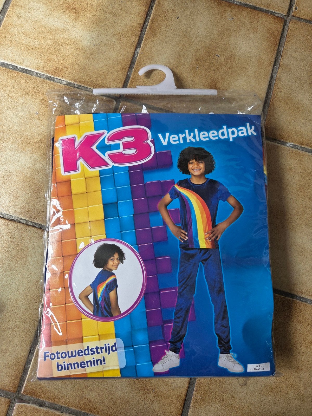 Nieuw K3 Verkleedpak Regenboog Maat 134, Ophalen of Verzenden, Nieuw, 134 t/m 140, Jongen of Meisje