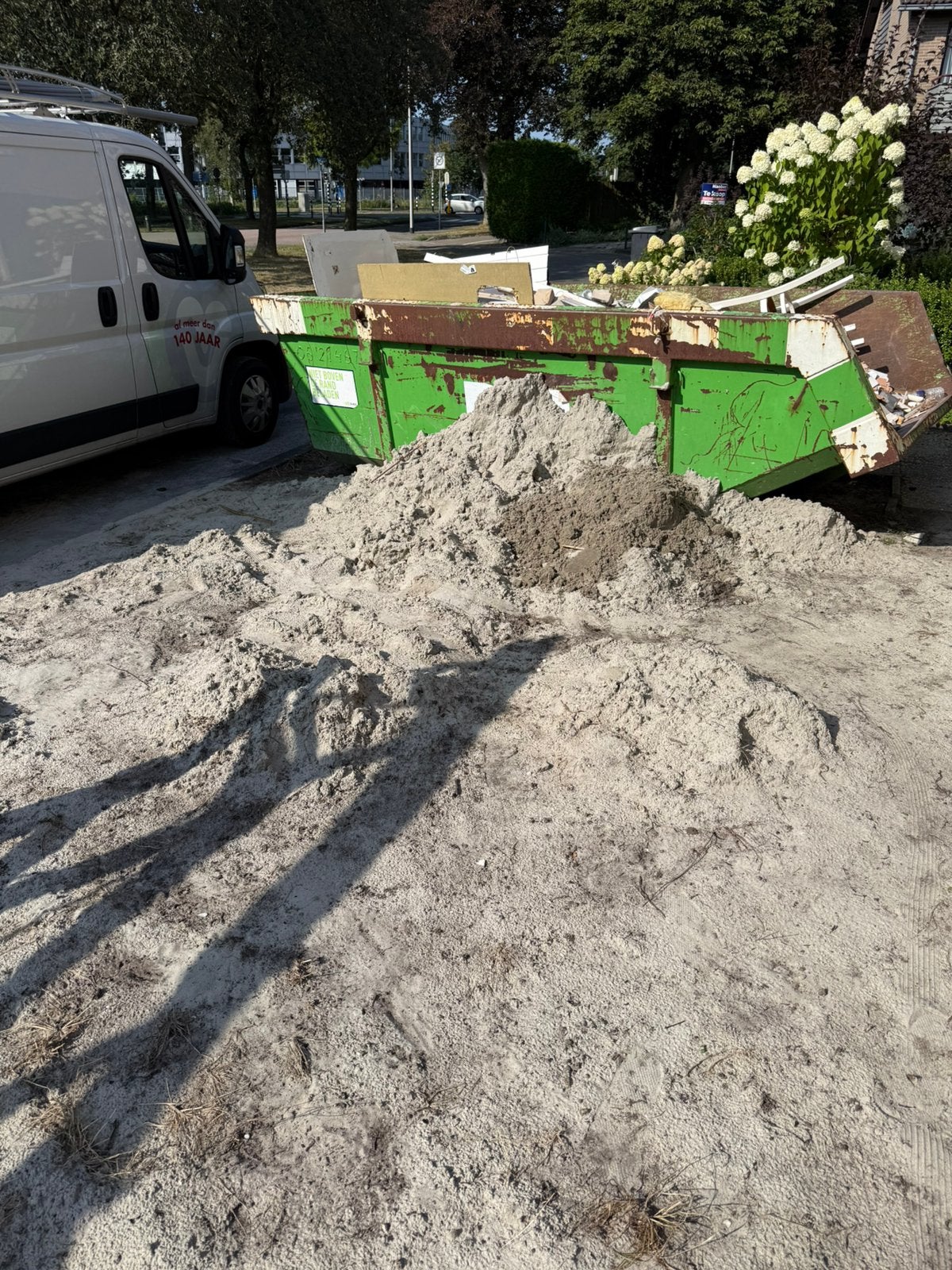 Vulzand gratis afhalen, Ophalen, Zo goed als nieuw