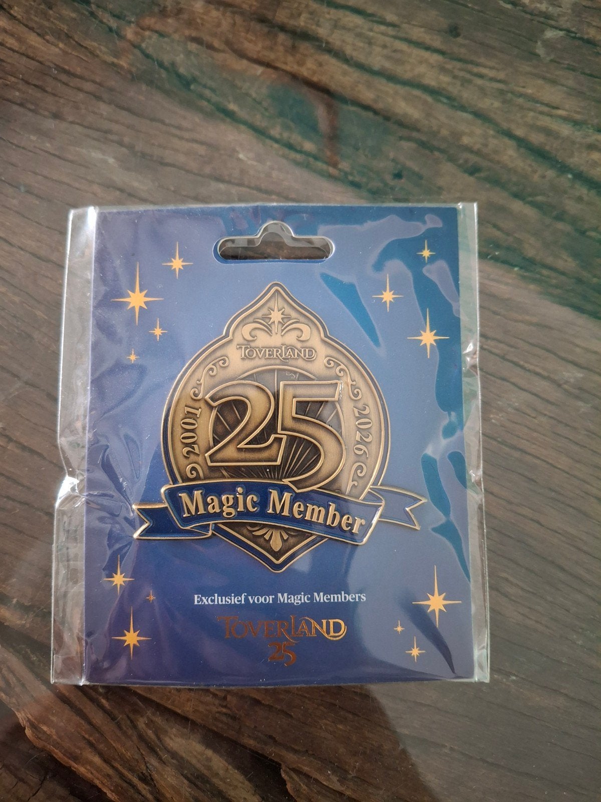 Toverland 25 Jaar Magic Member Pin - Exclusief, Ophalen of Verzenden, Nieuw