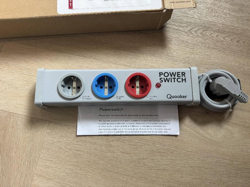 Quooker powerswitch - splinternieuw, Doe-het-zelf en Verbouw, Elektra en Kabels, Ophalen of Verzenden, Nieuw, Stopcontact