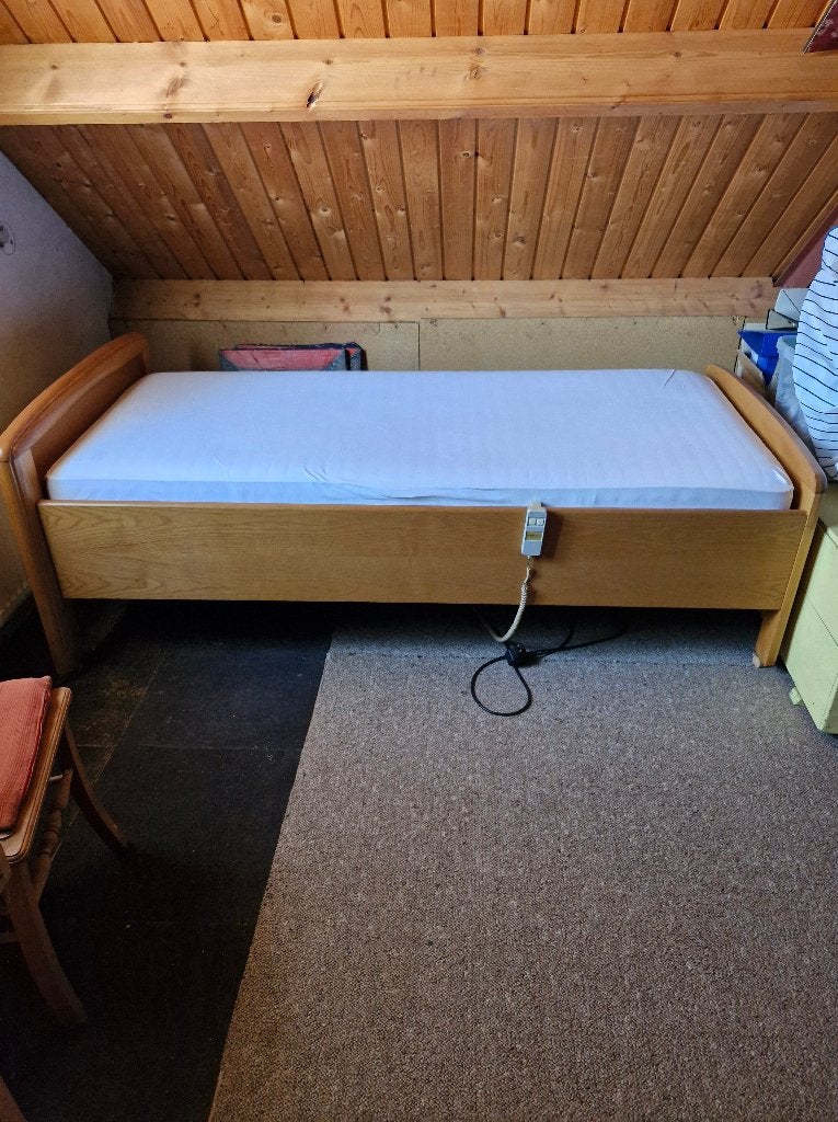 eenpersoonsbed., Ophalen, Gebruikt, 90 cm, Eenpersoons