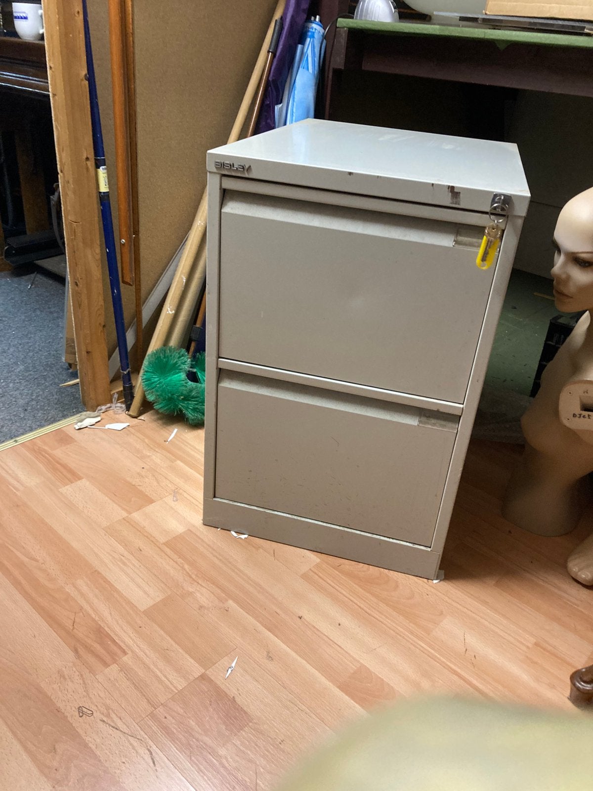 Vintage metalen ladenkast, Huis en Inrichting, Ophalen, Gebruikt
