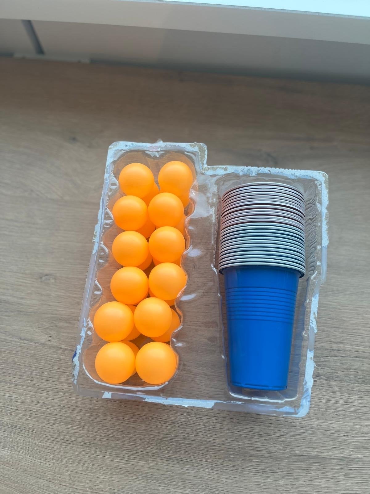 Beer Pong Set - Cups en Ballen, Verzenden, Gebruikt