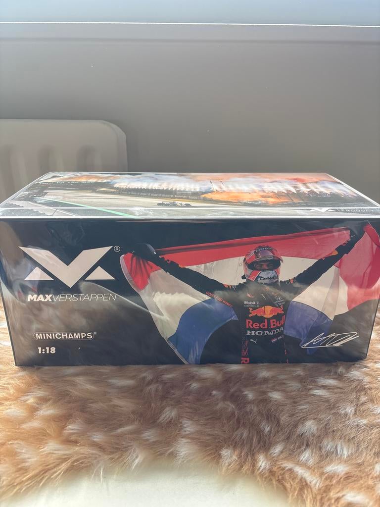 Max Verstappen RB16B Zandvoort 2021 1:18 LE 1254/3333, Hobby en Vrije tijd, Modelauto's | 1:18, Ophalen, Nieuw, Auto, MiniChamps