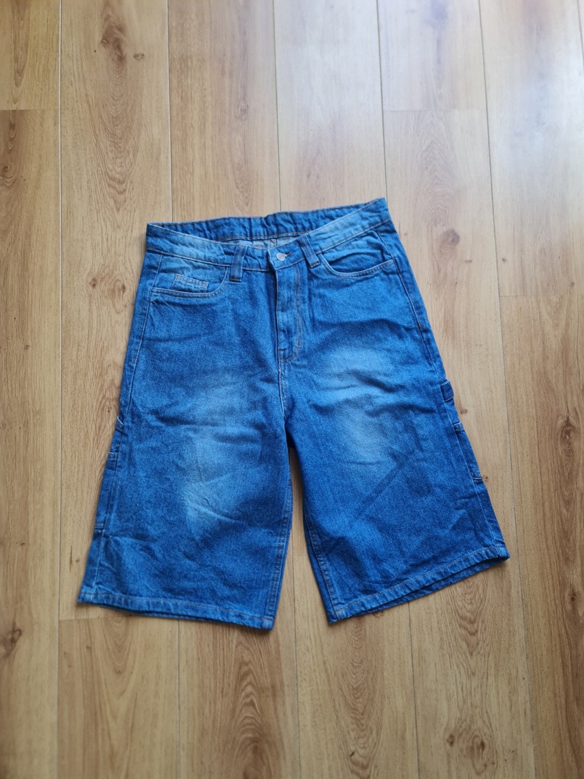 Carhartt Denim Short – Blauw – Maat 34 – Nieuw, Carhartt, Nieuw, W33 - W34 (confectie 48/50), Verzenden