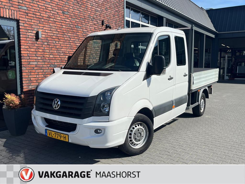 Volkswagen Crafter 50 2.0 TDI L2H1 DC Laadbak 6-Pers. 3500Kg, Euro 5, Gebruikt, 4 cilinders, Met garantie (alle)