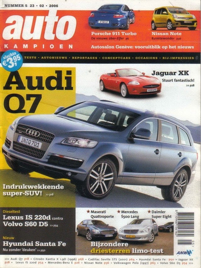 Autokampioen 5 2006 : Jaguar XK - Audi Q7 - Daimler Super 8, Ophalen of Verzenden, Gelezen, Algemeen