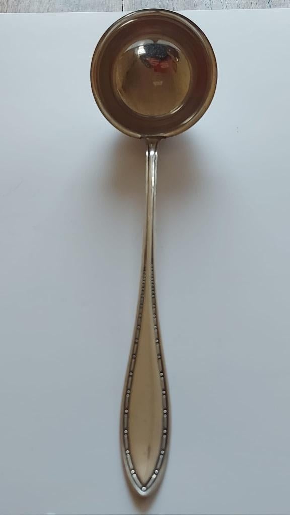 Wellner verzilverde soeplepel Vintage, Antiek en Kunst, Antiek | Bestek, Ophalen of Verzenden