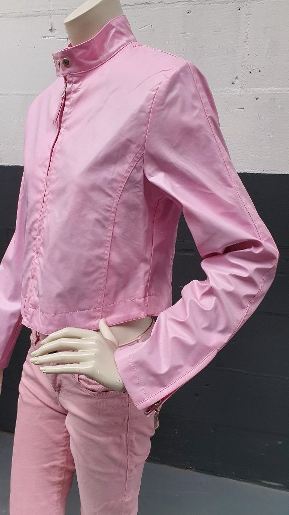 Lakjasje Foxy, roze, nepleer look. Maat S, maat 36. S25, Tweedehands verkoop, Tweedehands verkoop, Ophalen of Verzenden, Roze