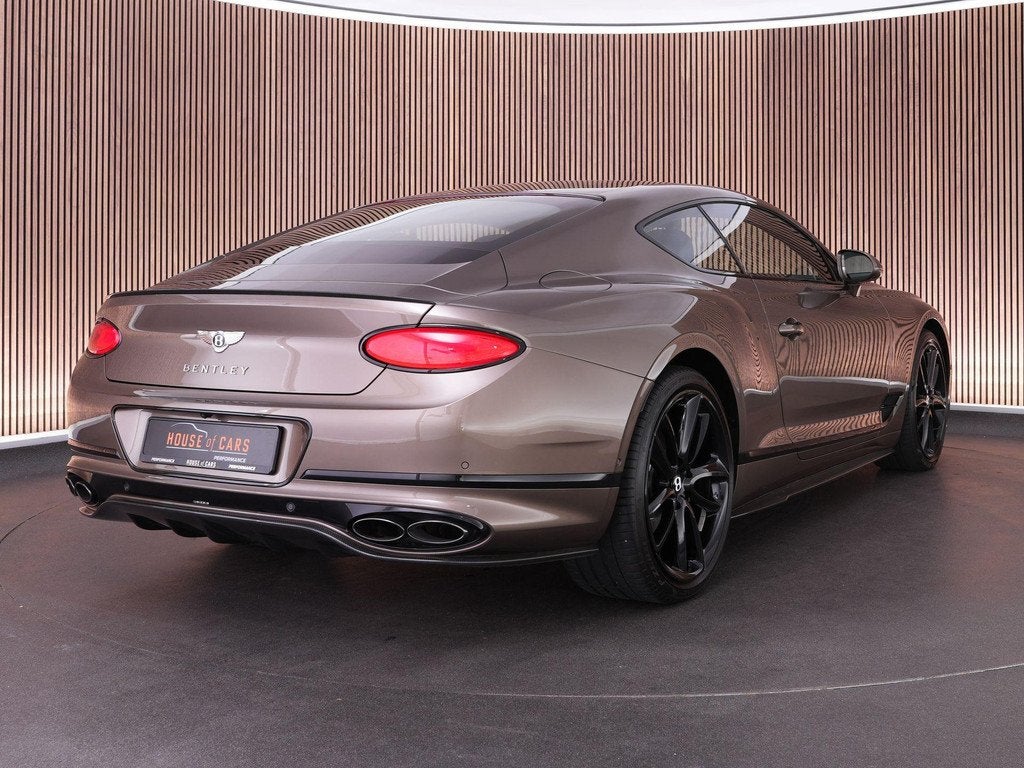 Bentley Continental GT 4.0 V8 550pk |Blackline|B&O|Mulliner, Automaat, Bruin, Leder, 3996 cc