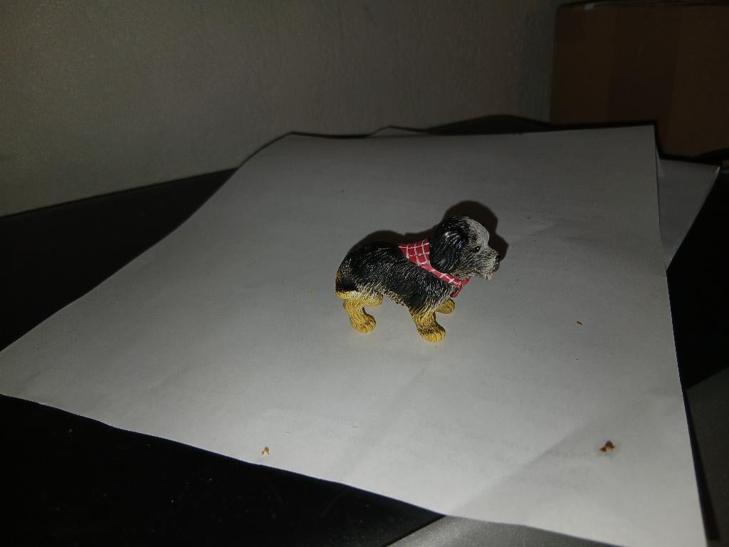 St Bernhard puppy, dierfiguur, Verzamelen, Dierenverzamelingen, Gebruikt, Beeldje of Figuurtje, Hond of Kat, Ophalen of Verzenden