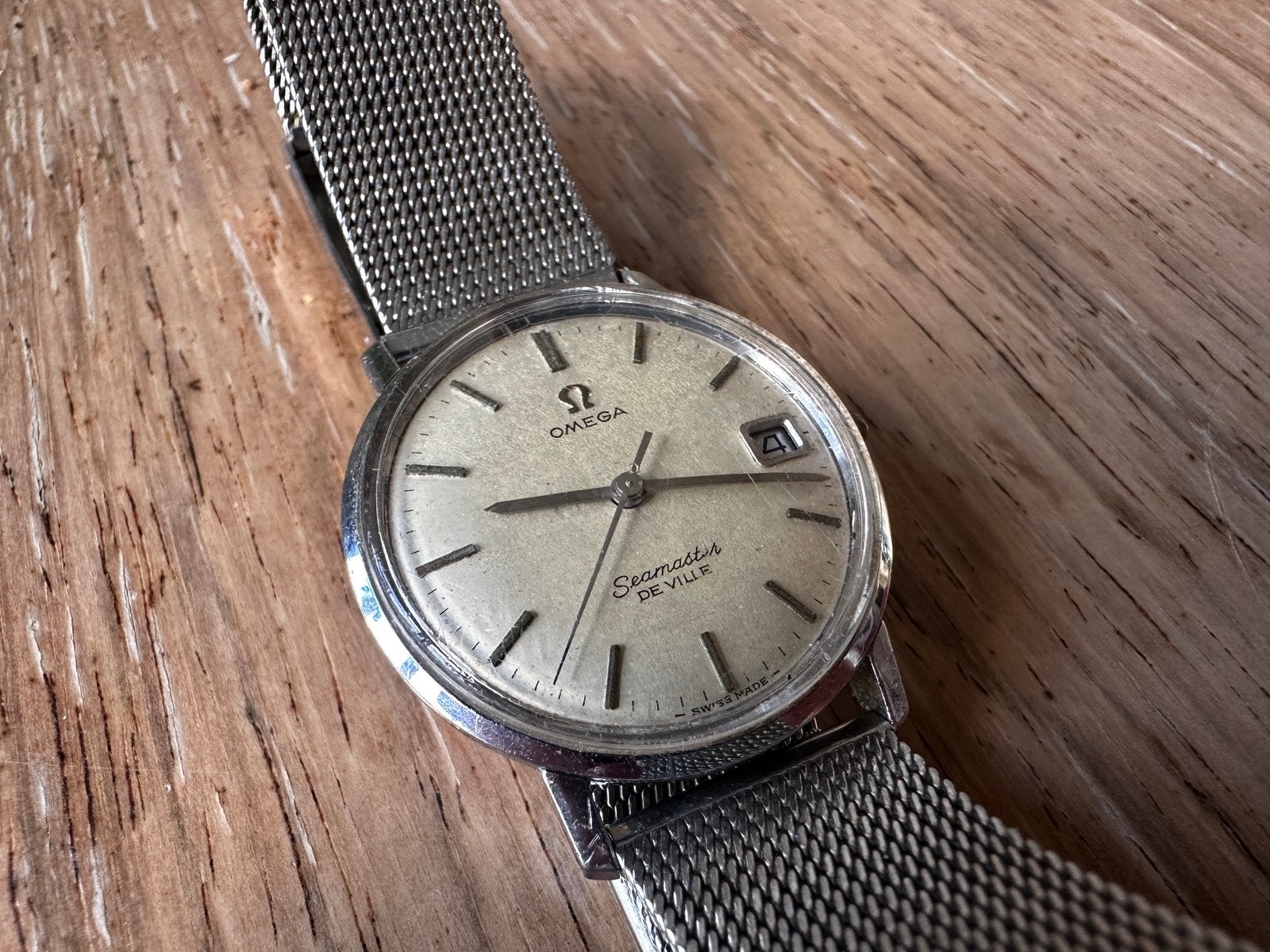 Omega Seamaster De Ville 136.010, Sieraden, Tassen en Uiterlijk, Horloges | Heren, Staal, Gebruikt, Staal, Polshorloge
