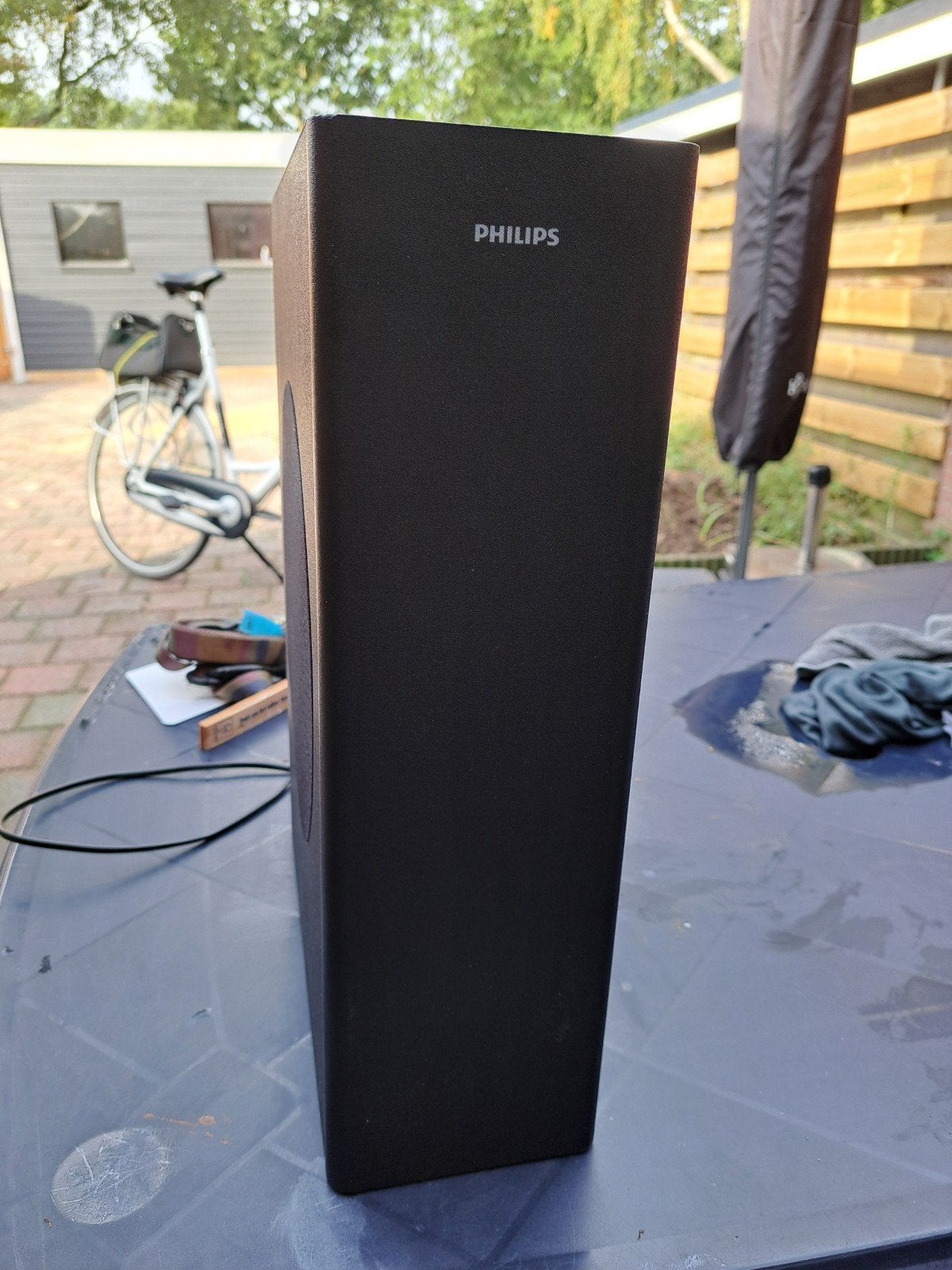Philips HTL 3310/10 Subwoofer, Audio, Tv en Foto, Ophalen, Philips, Gebruikt, Subwoofer