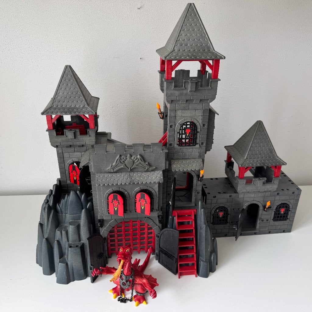Het Drakenridder Kasteel uit Playmobil set 3269, Ophalen, Gebruikt