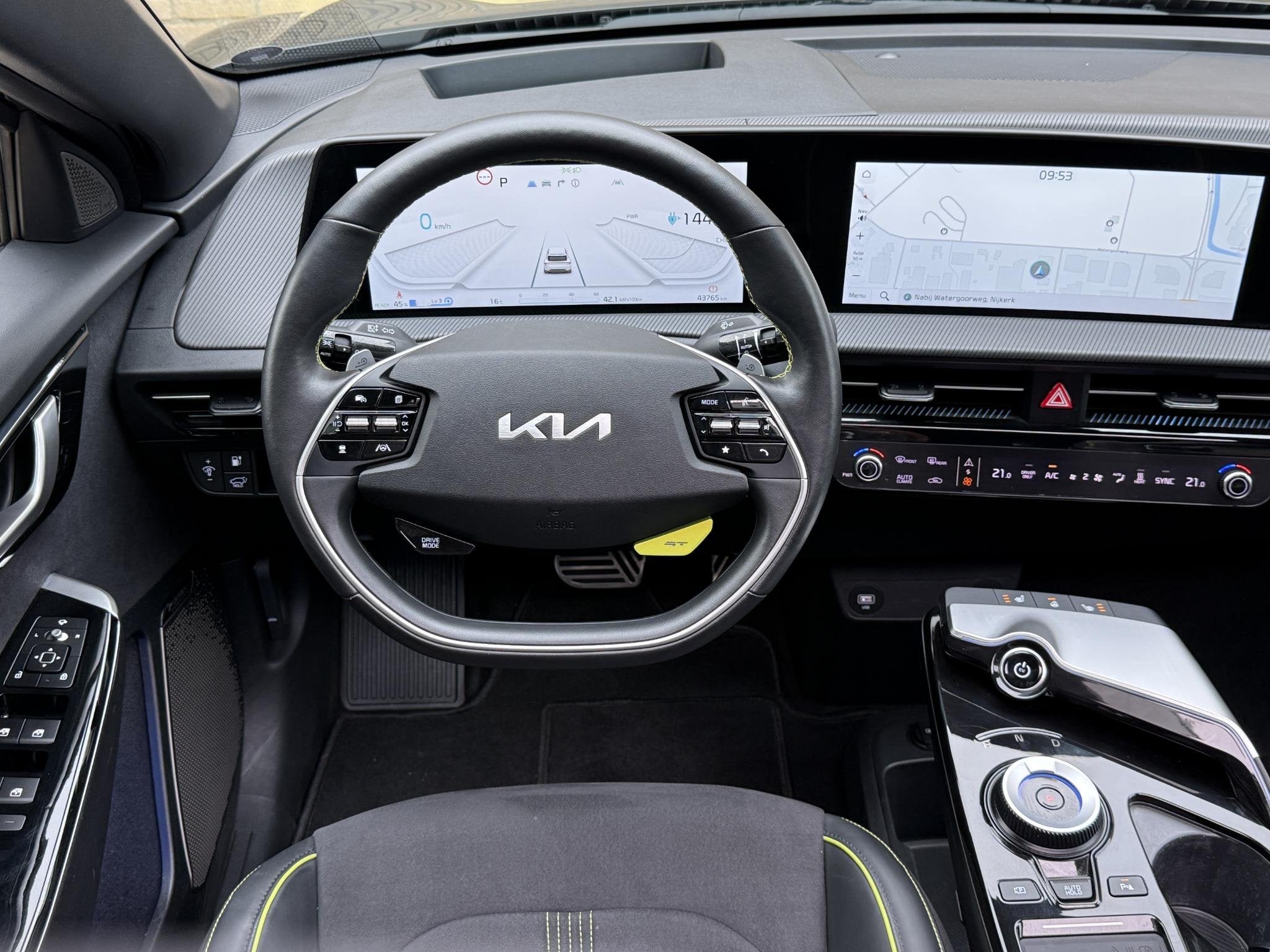 Kia EV6 GT AWD 77.4 kWh | SOH 97% | Panoramadak | 360 camera, Auto's, Automaat, Dealer onderhouden, Alcantara, Vierwielaandrijving
