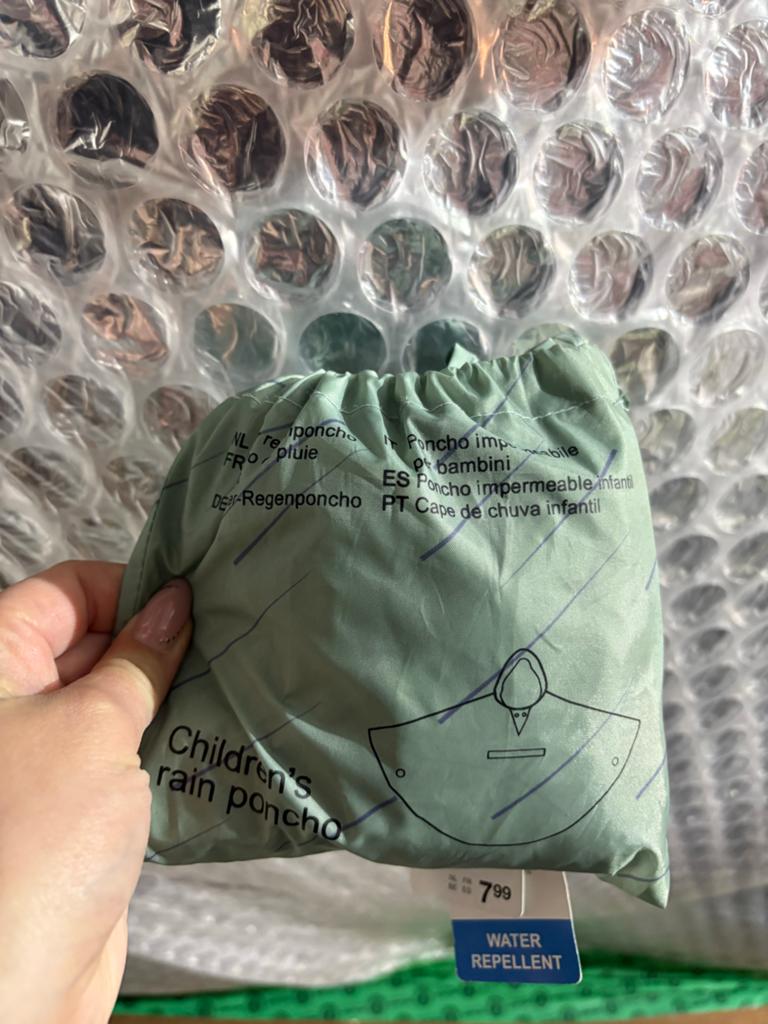 Regenponcho voor kinderen (maat 86/104), Ophalen of Verzenden, Nieuw, Regenpak, Kinderen