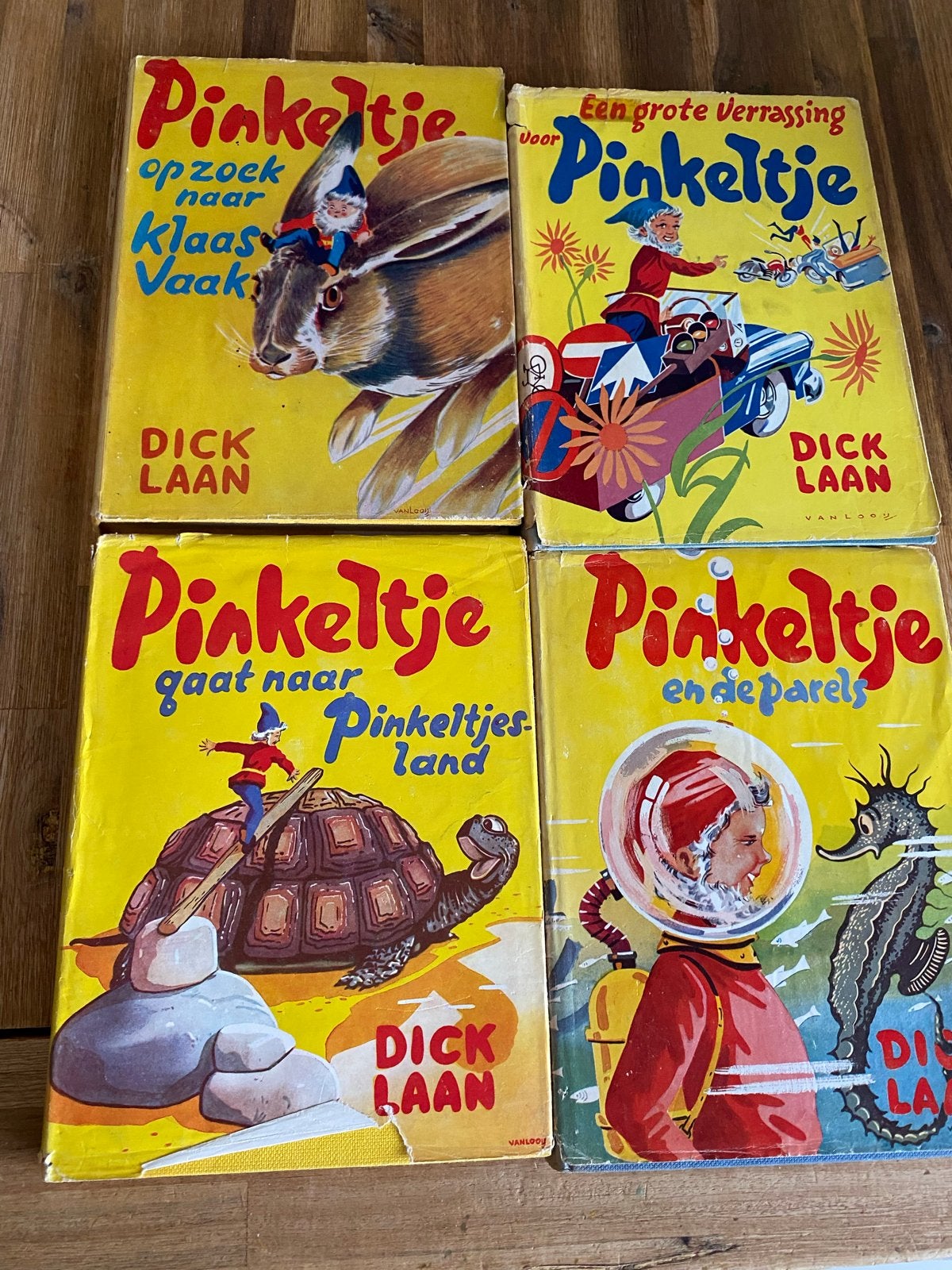 Pinkeltje Boeken - Dick Laan (4 stuks), Ophalen of Verzenden, Gelezen, Fictie algemeen