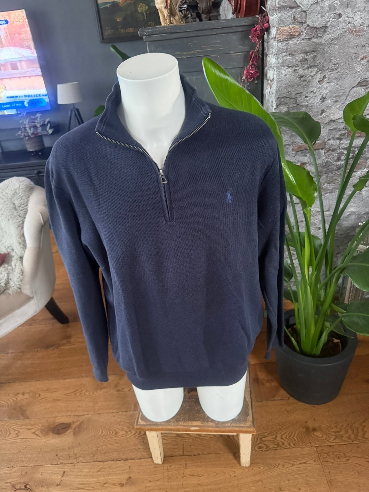 Ralph lauren trui maat xxl, Kleding | Heren, Ophalen, Gedragen, Overige maten, Blauw
