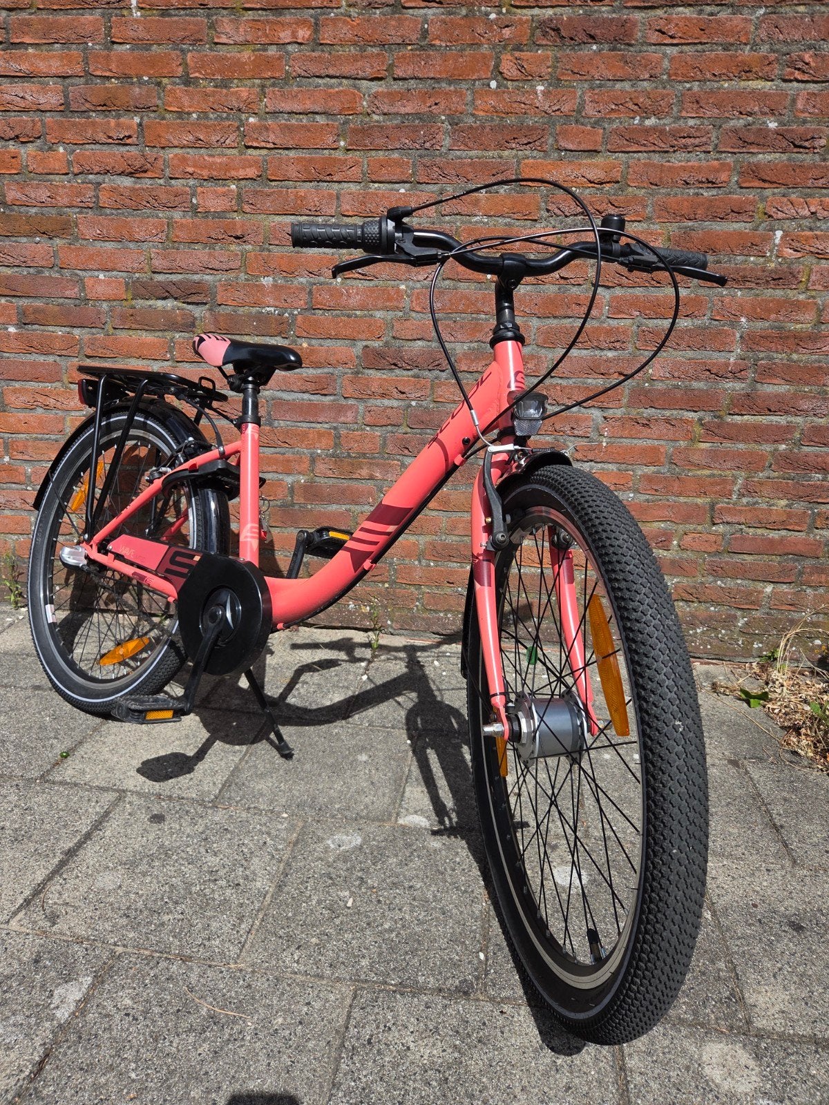 Kinderfiets: SCOOL Wave Steel ltd 24 inch, 3 versnellingen, Fietsen en Brommers, Ophalen, Zo goed als nieuw, 24 inch, Versnellingen