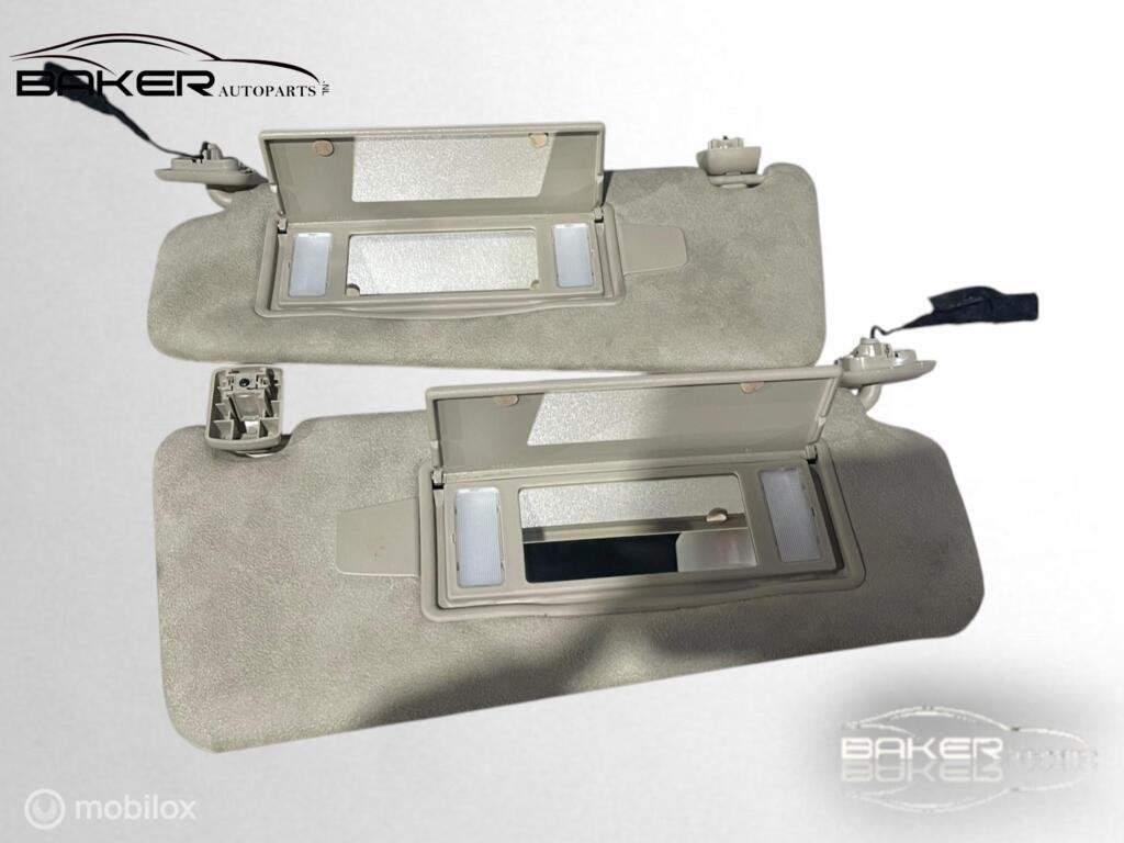 Jaguar XF X250 ('08-'15) Alcantara Zonneklep Set, Gebruikt, Ophalen of Verzenden, Jaguar, Jaguar