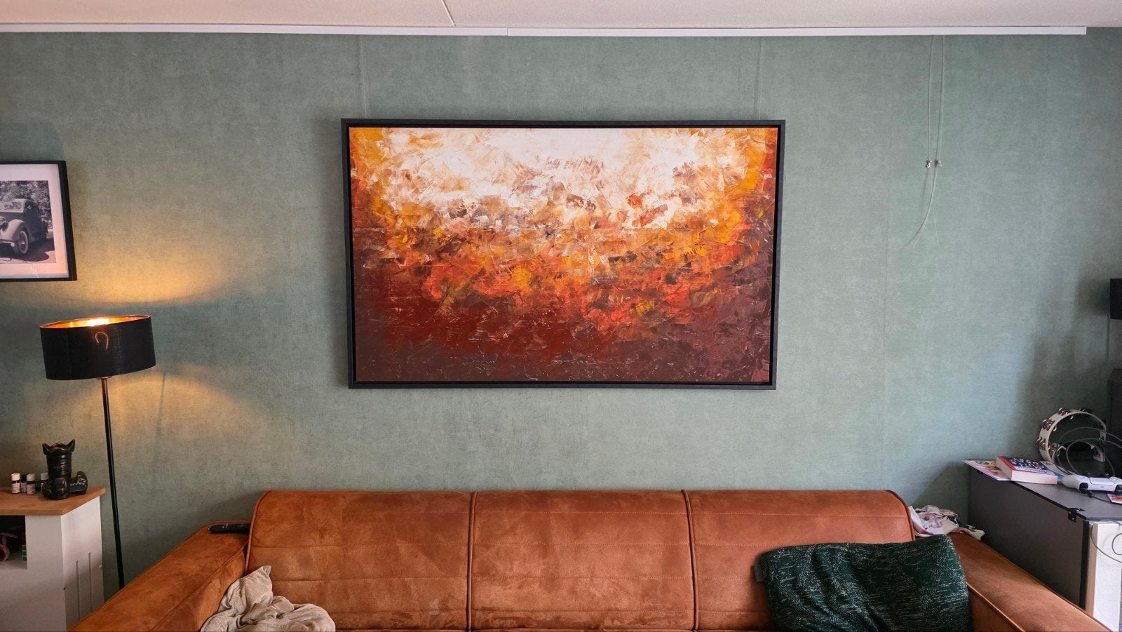 Abstract Schilderij van Emanuela Pecchia, Ophalen