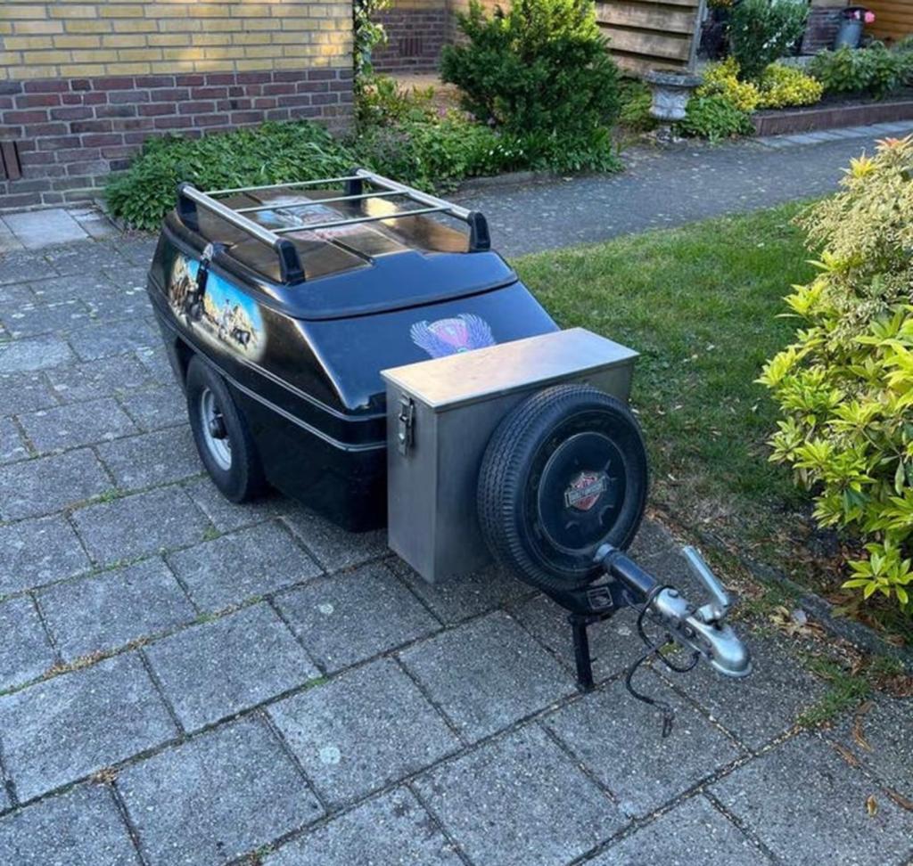 Aanhangwagen met draaibare koppeling, Motoren, Ophalen