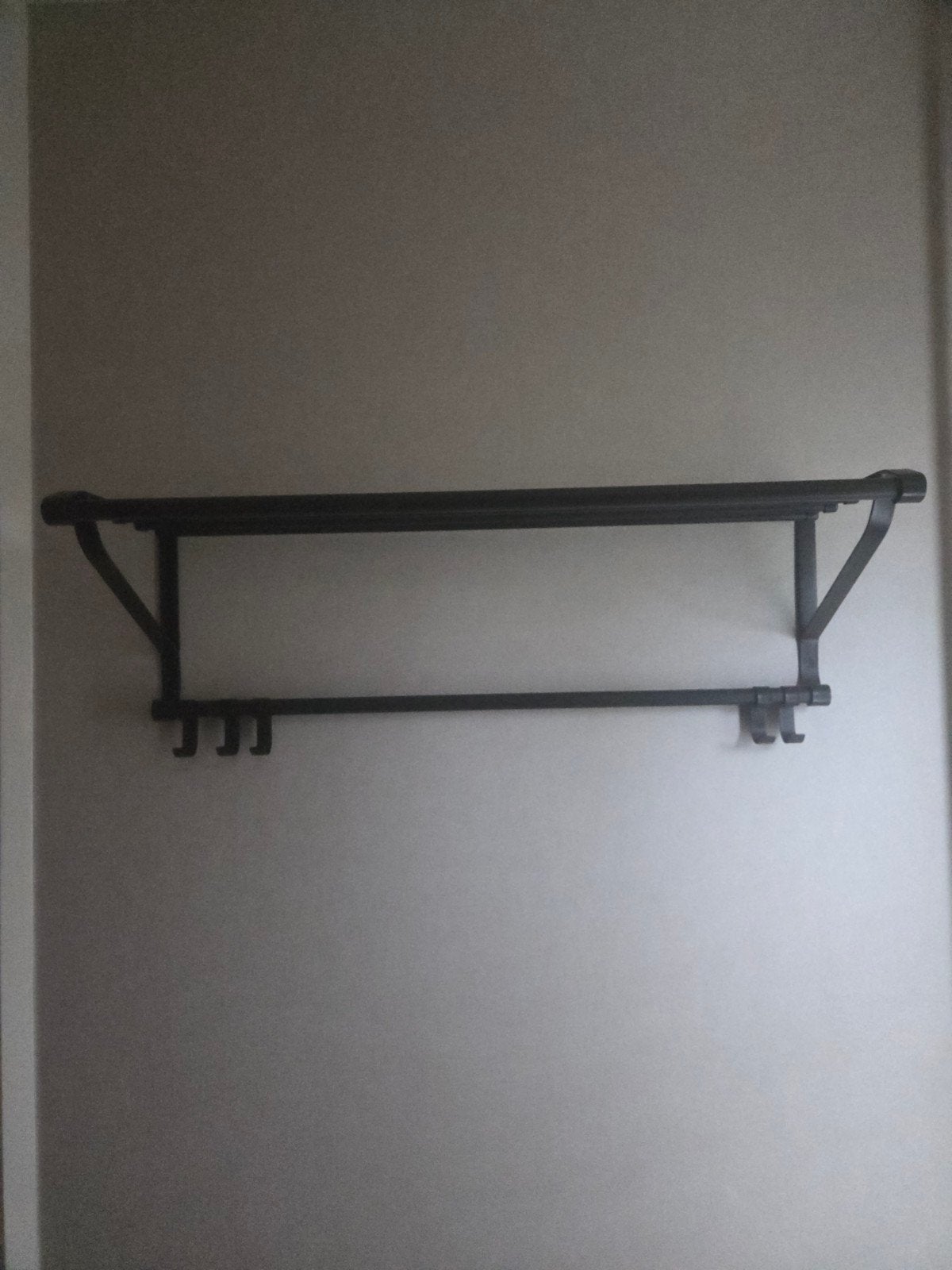 Zwarte kapstok Ikea Portis, Zo goed als nieuw, Minder dan 100 cm, Hout, Ophalen