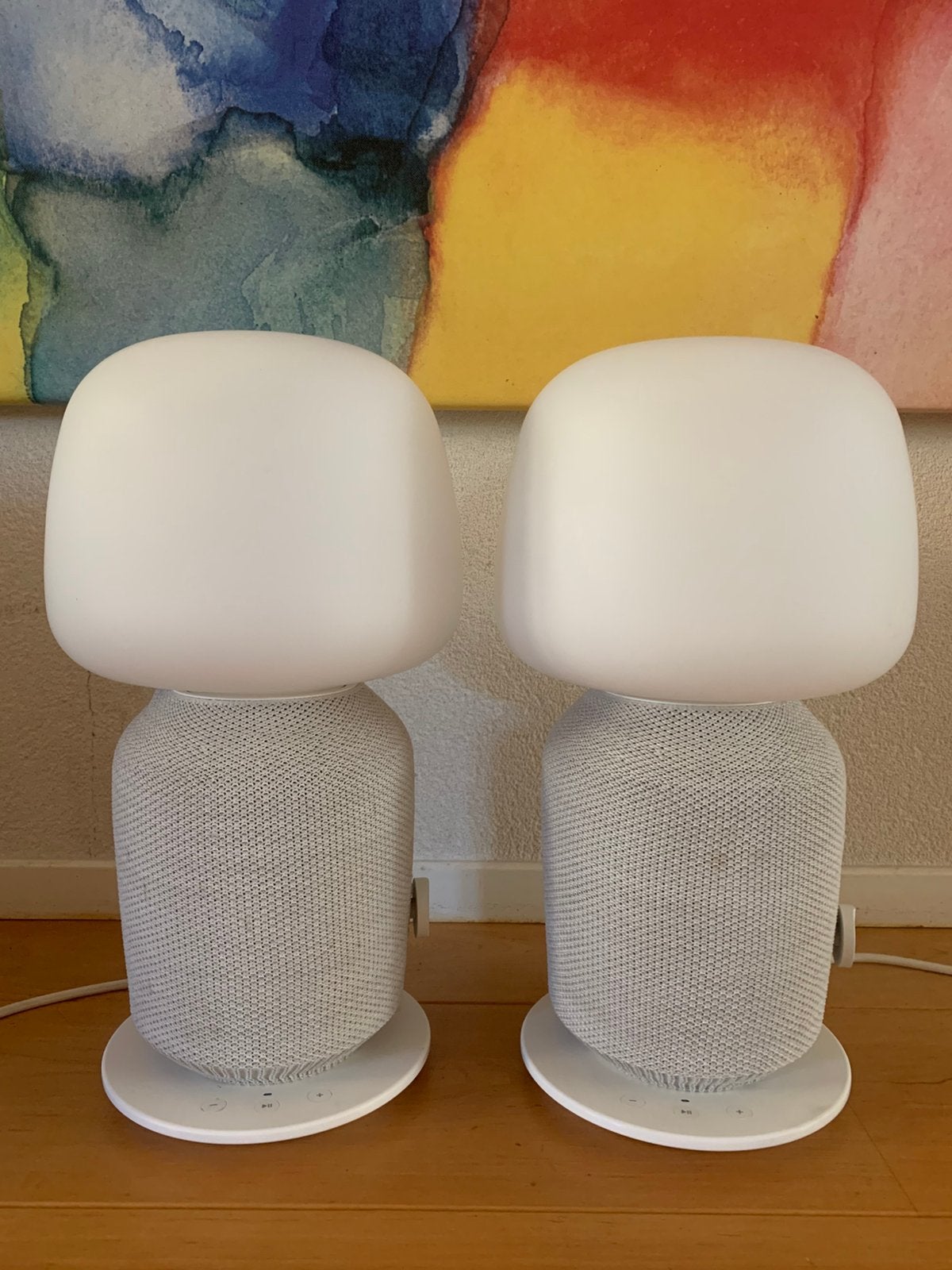 2x Sonos - Ikea Symfonisk speaker-lamp (wit)., Audio, Tv en Foto, Luidsprekers, Ophalen, Zo goed als nieuw, Sonos, Minder dan 60 watt