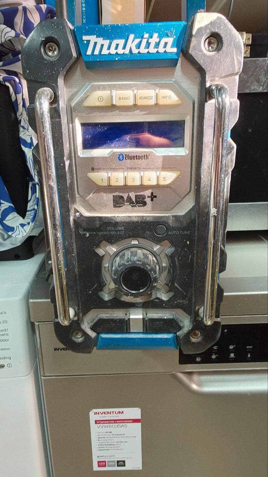 Makita Bouwradio DMR112 DAB+ Bluetooth - Gebruikt, Ophalen, Gebruikt, Bouwradio