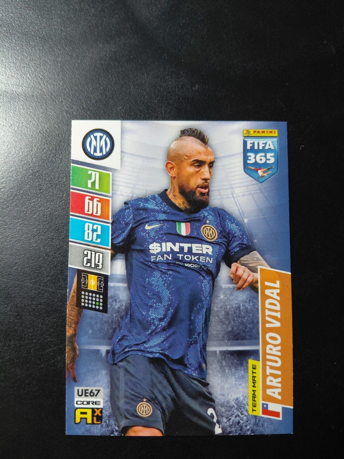 Arturo vidal (inter milan) panini, Ophalen of Verzenden, Nieuw, Buitenlandse clubs, Poster, Plaatje of Sticker