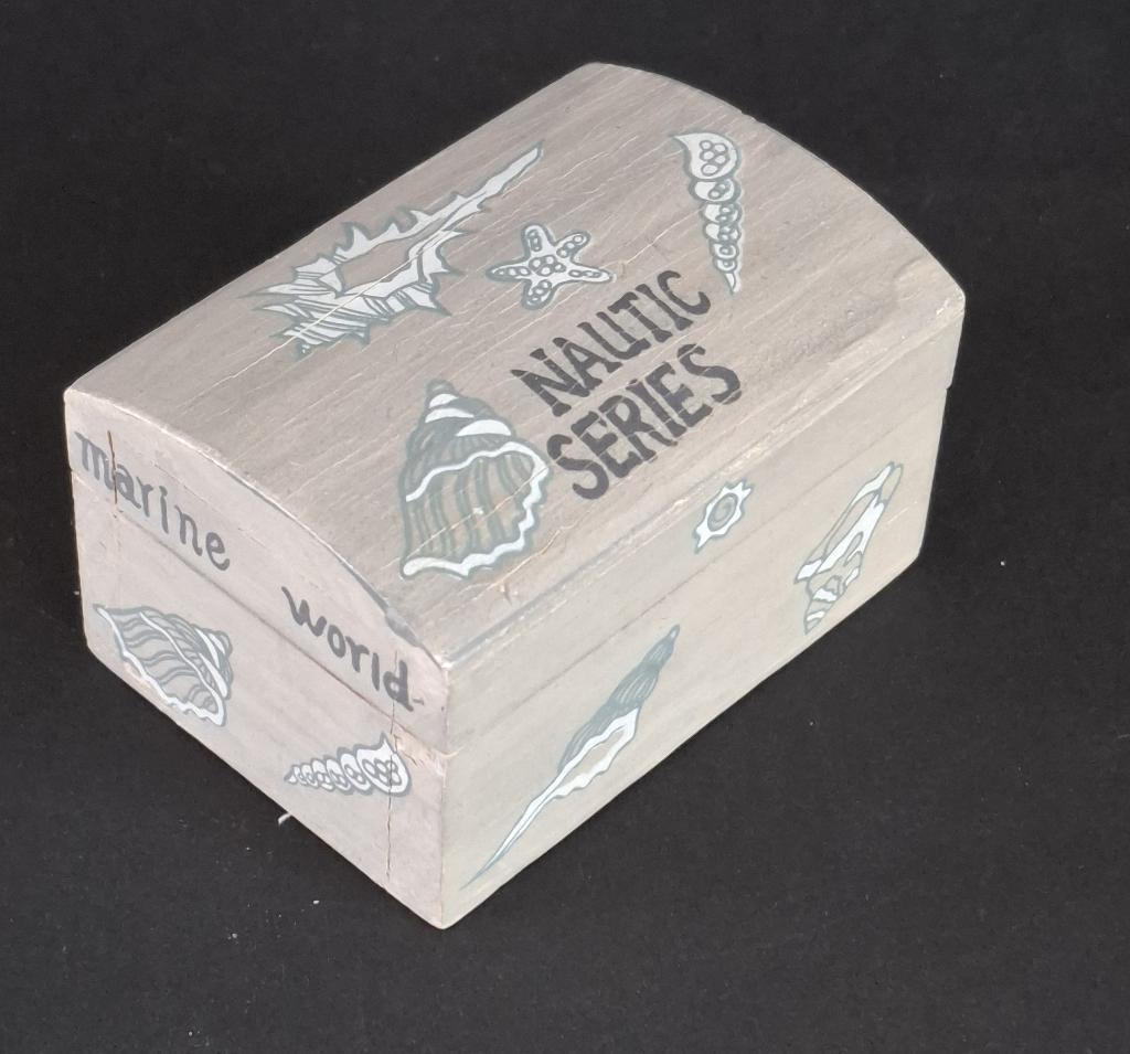 houten mini kistje "Nautic series", Ophalen of Verzenden, Zo goed als nieuw