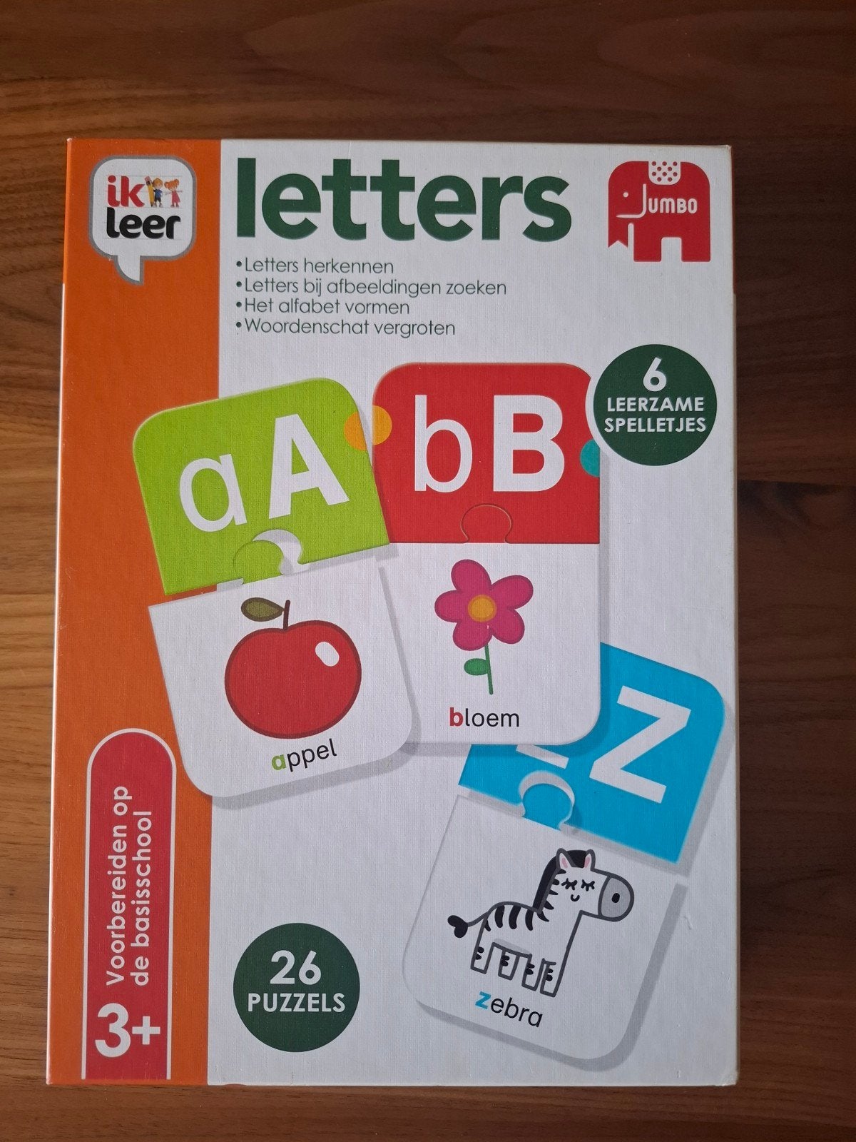 Jumbo Ik leer letters, Kinderen en Baby's, Speelgoed | Educatief en Creatief, Ophalen of Verzenden, Gebruikt, Taal en Lezen