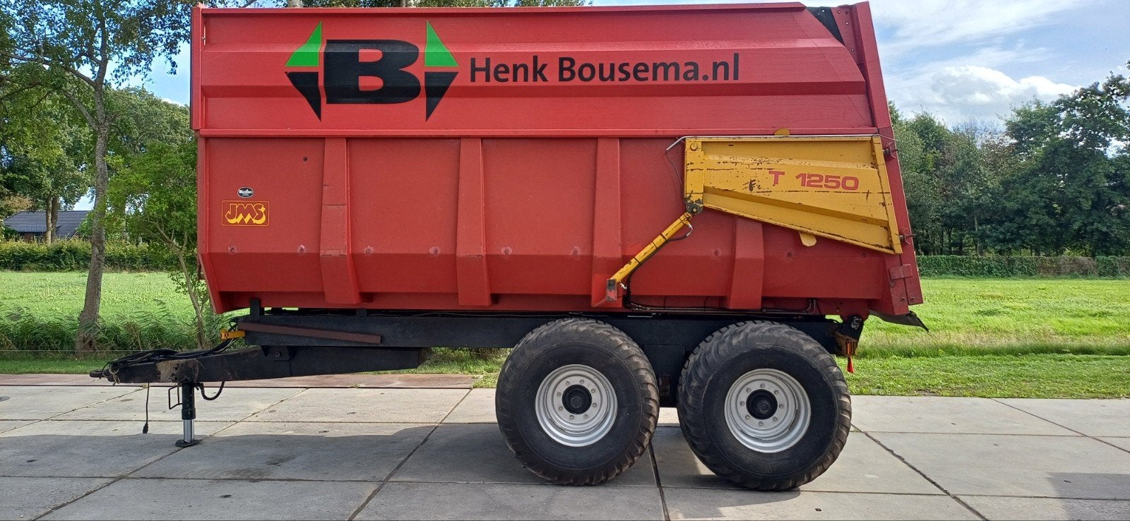 JMS kieper kipper kipwagen 12 ton Beco Miedema Peecon, Ophalen, Transport