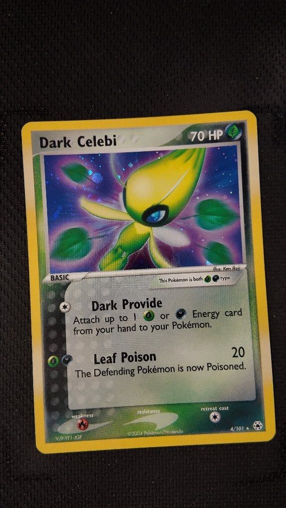 Dark Celebi 3 4 Hidden Legends | Pokemon kaart, Ophalen, Zo goed als nieuw, Losse kaart, Foil
