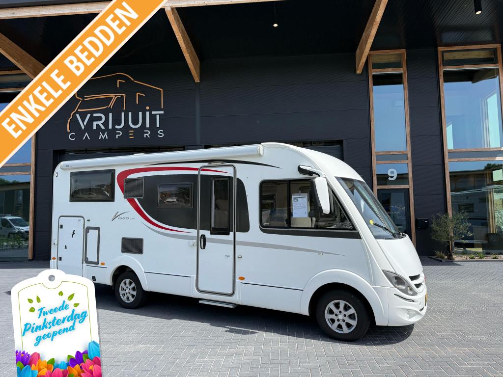 Bürstner Viseo 690 I bj 2014 lengte bedden vakantie, Caravans en Kamperen, Campers, Integraal, Ringverwarming, Fiat, Bedrijf