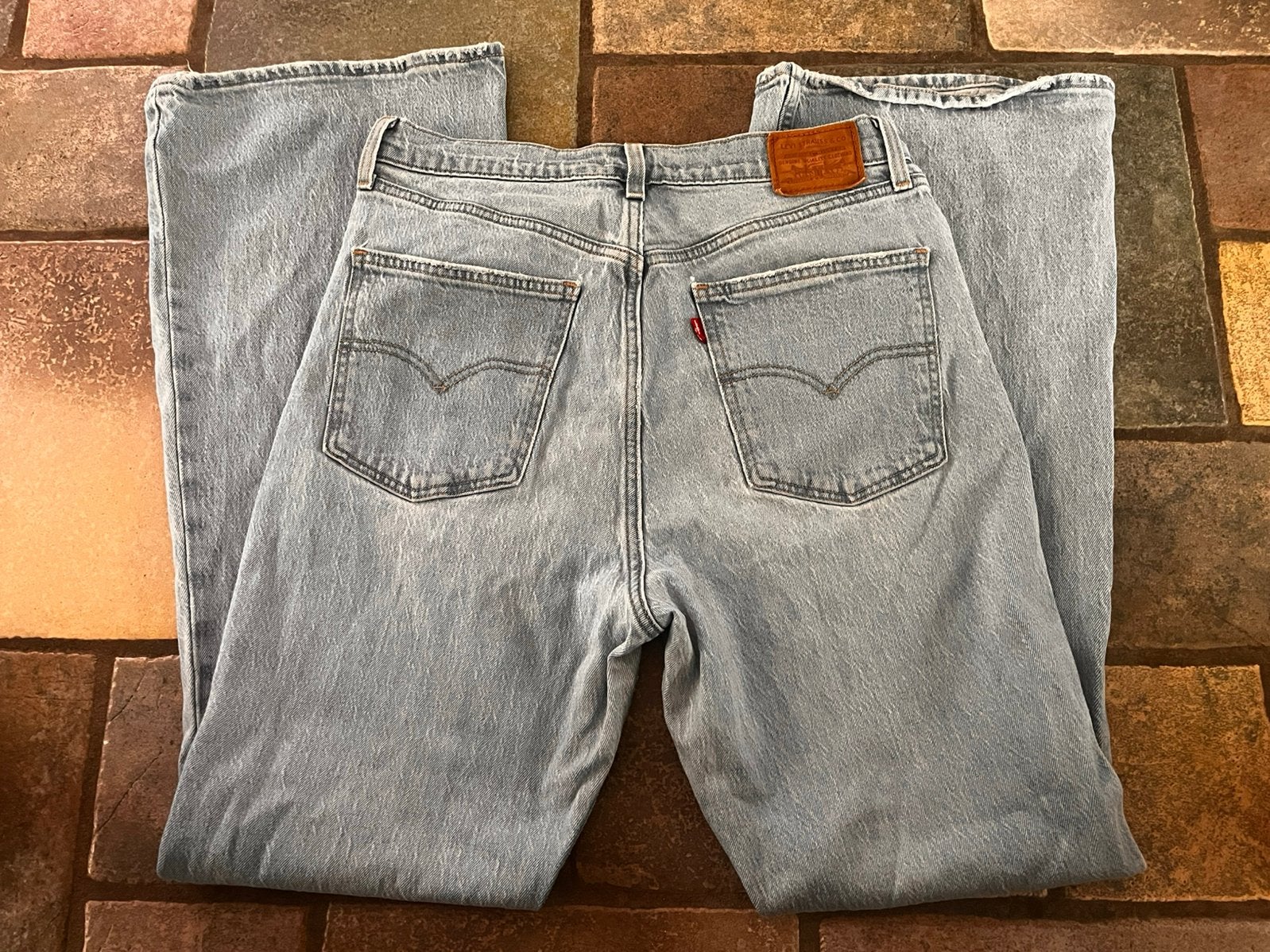 Levi's '70s High Flare Jeans W31 L34  Distressed, Ophalen of Verzenden, Gedragen, Blauw, W30 - W32 (confectie 38/40)