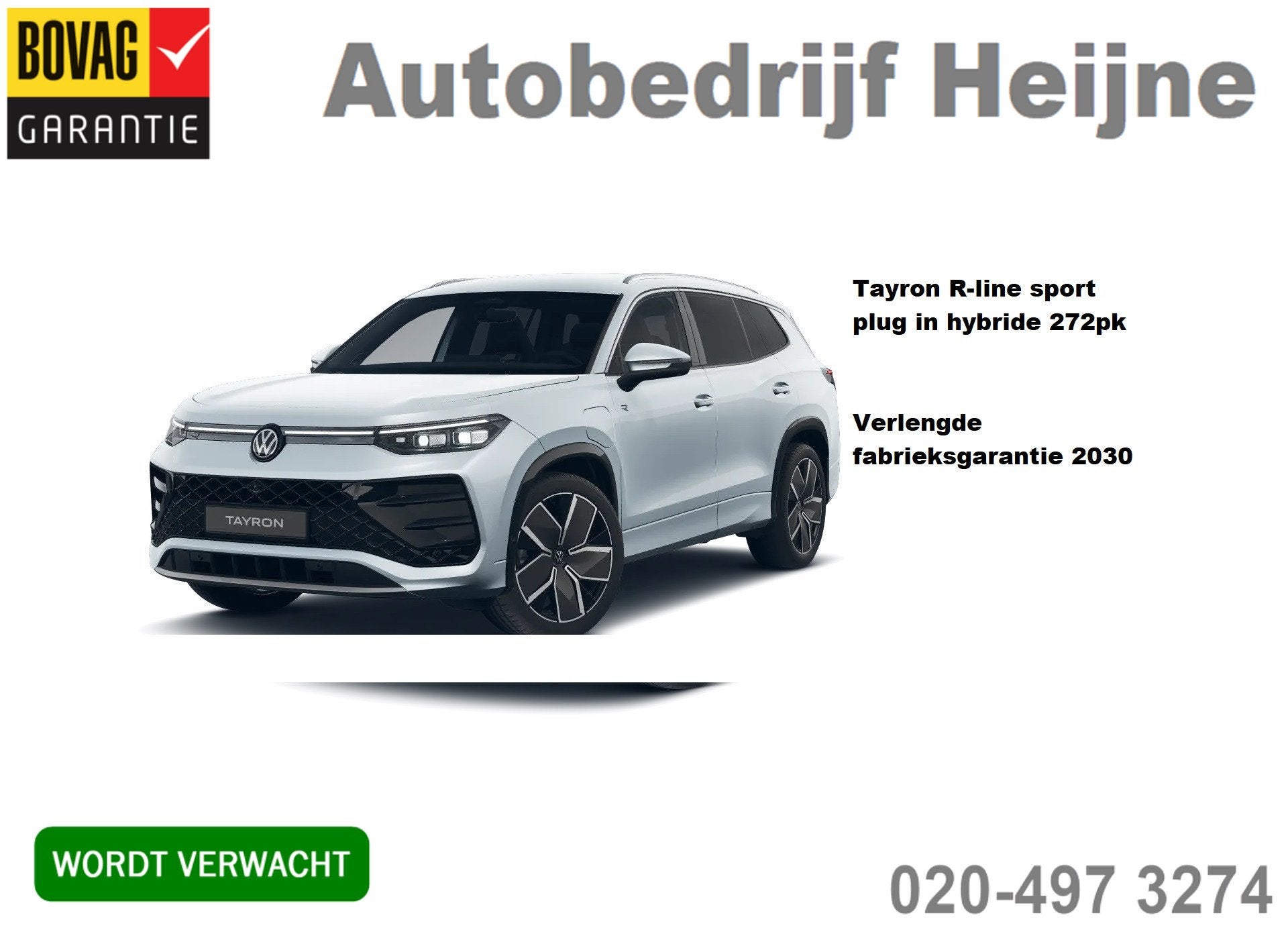 Volkswagen Tayron 1.5 eHybrid 272PK DSG R-LINE SPORT HARMAN-, Auto's, Adaptive Cruise Control, 4 cilinders, Hybride Elektrisch/Benzine