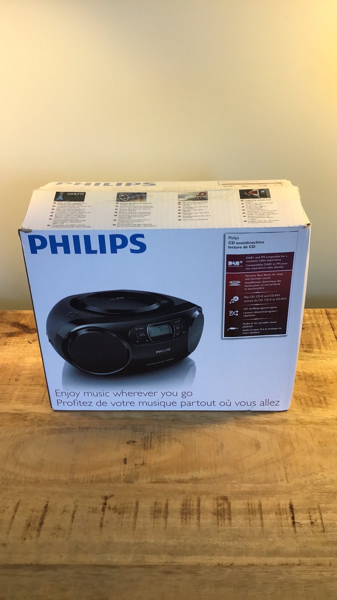 Philips AZB500 CD Soundmachine als nieuw, Ophalen of Verzenden, Zo goed als nieuw, Radio, Met cd-speler