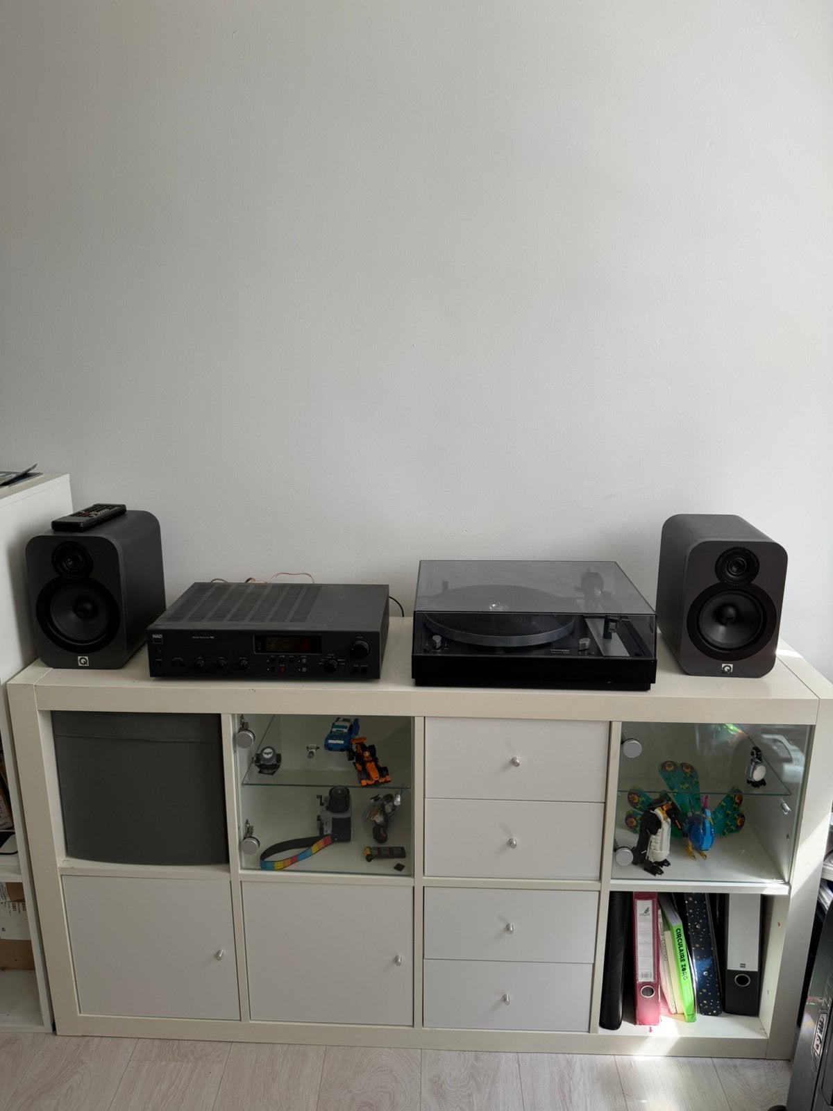 Thorens TD145 MK II platenspeler NAD receiver en speakers, Ophalen, Gebruikt, Thorens