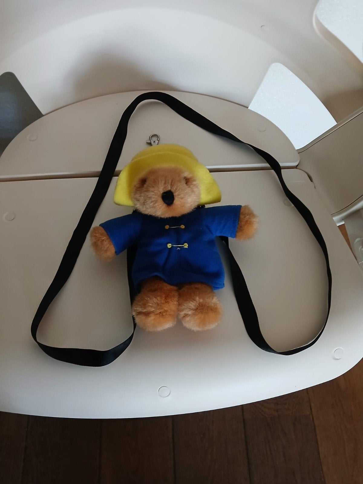 Knuffel Paddington Bear met koord., Ophalen of Verzenden, Gebruikt, Beer, Middelgroot (20 tot 80 cm)