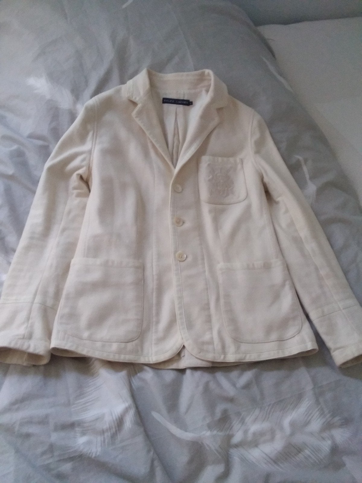 blazer van Claudia Straeter maat XS roomwit, Beige, Ophalen of Verzenden, Gedragen, Claudia straeter