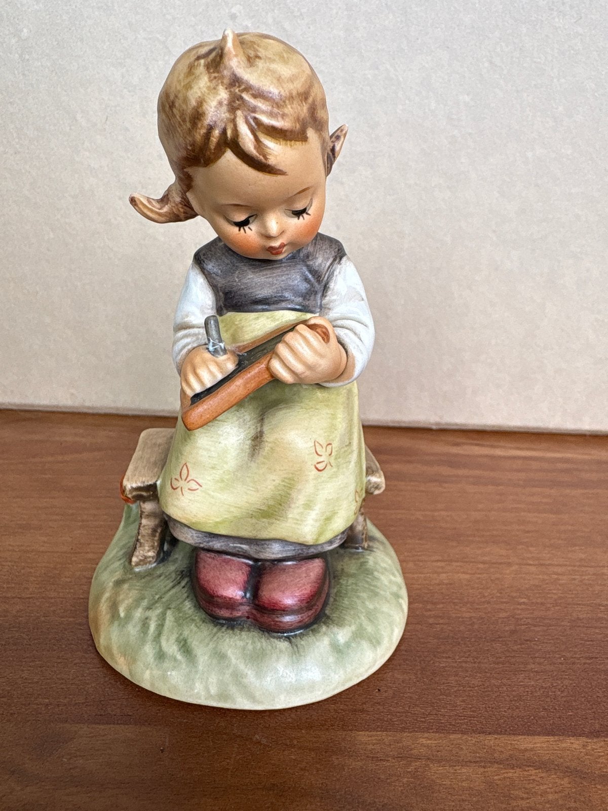 Vintage Hummel beeldje 'Schoolmeisje' (1963), Antiek en Kunst, Ophalen