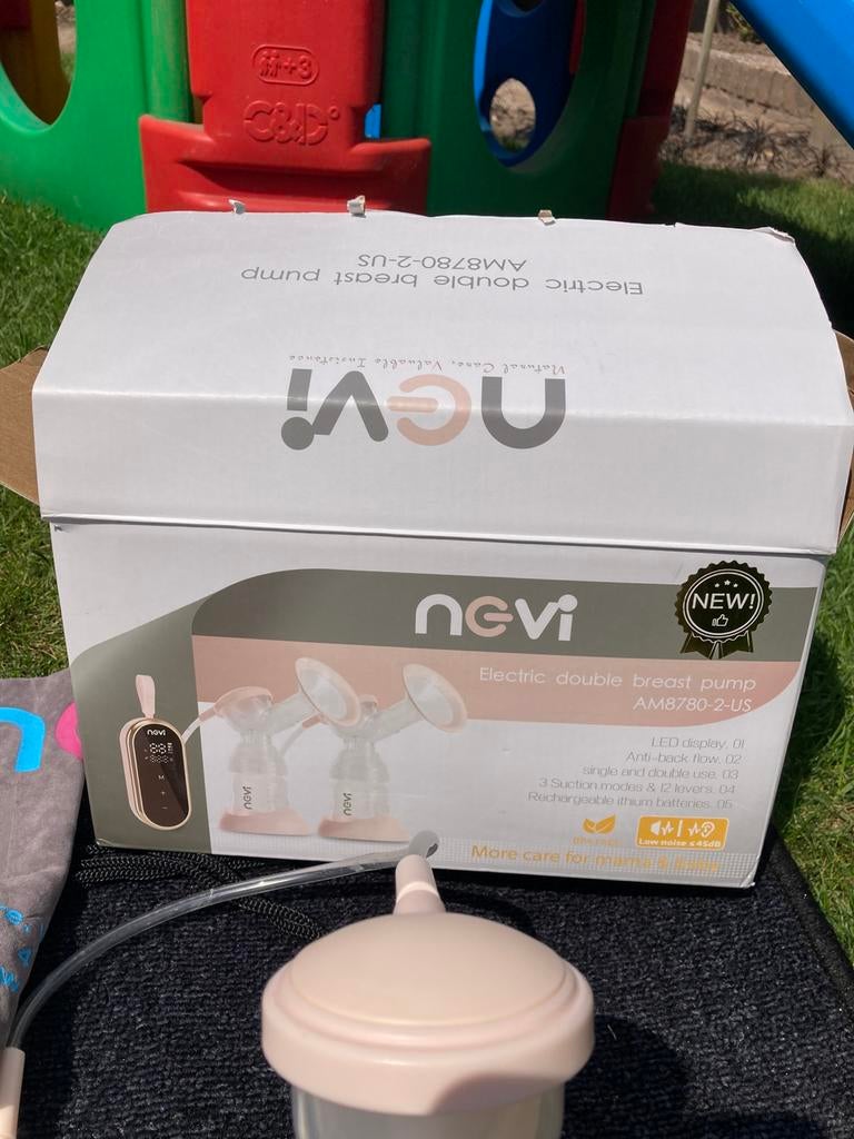elektrisch dubbele borstkolf merk nevi, Ophalen, Zo goed als nieuw, Borstkolf