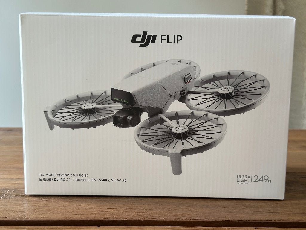 Camera Drone DJI Flip Fly More Combo + Smart Controller, Ophalen, 30 tot 45 minuten, Cameradrone, 5 tot 10 kilometer