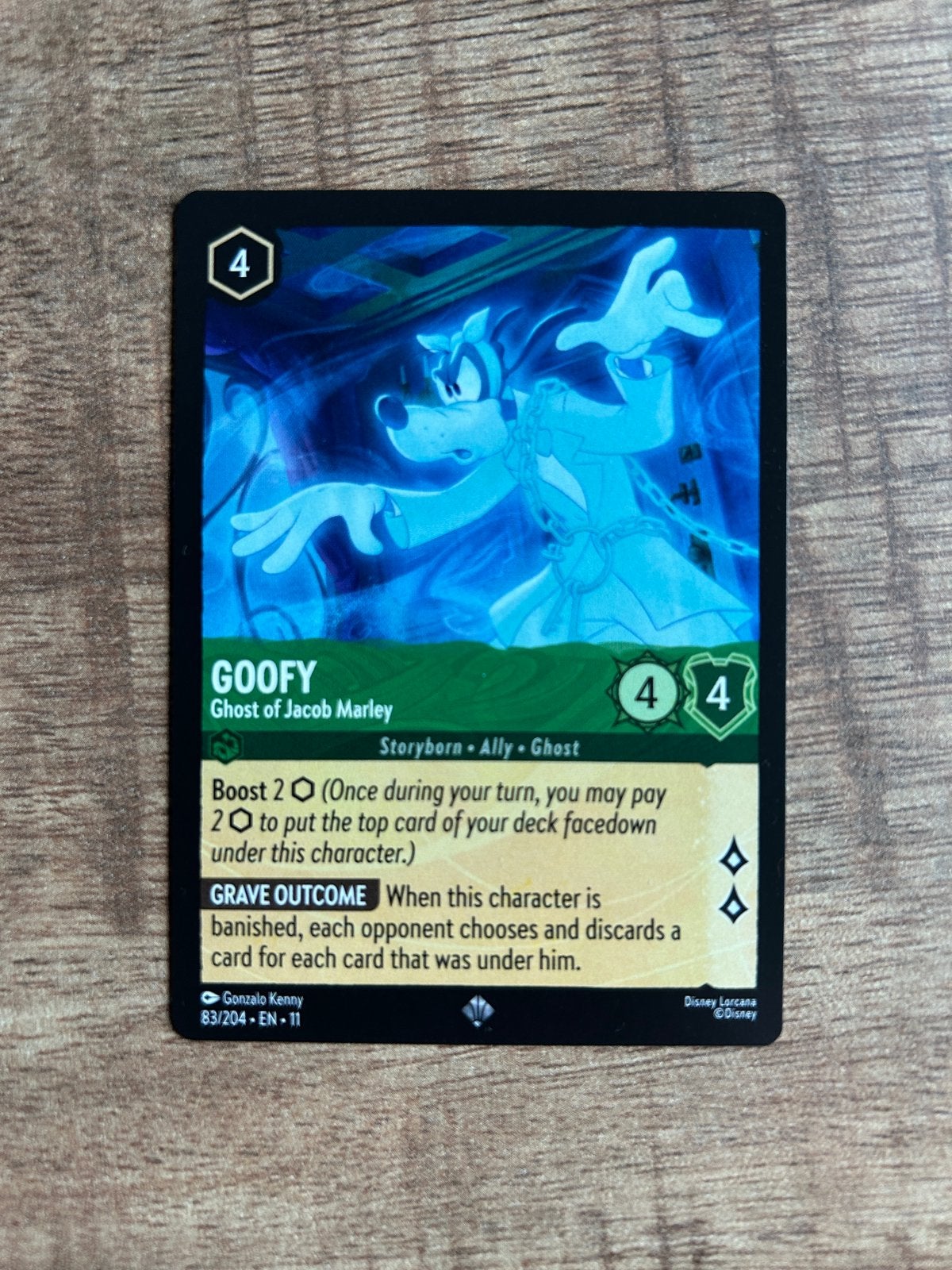 Lorcana goofy winterspell, Ophalen of Verzenden, Zo goed als nieuw