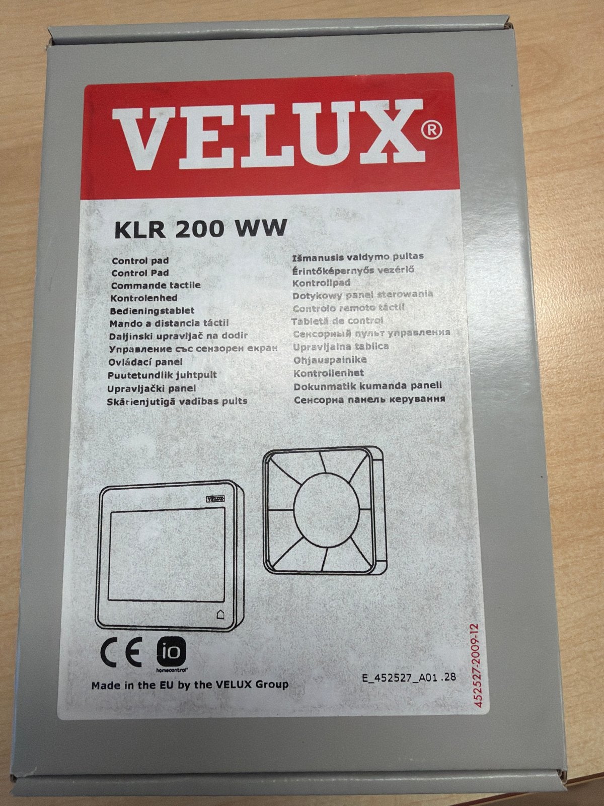 Velux KLR 200 WW Integra Afstandsbediening Bedieningspaneel, Ophalen of Verzenden, Nieuw, Overige merken, Overige typen