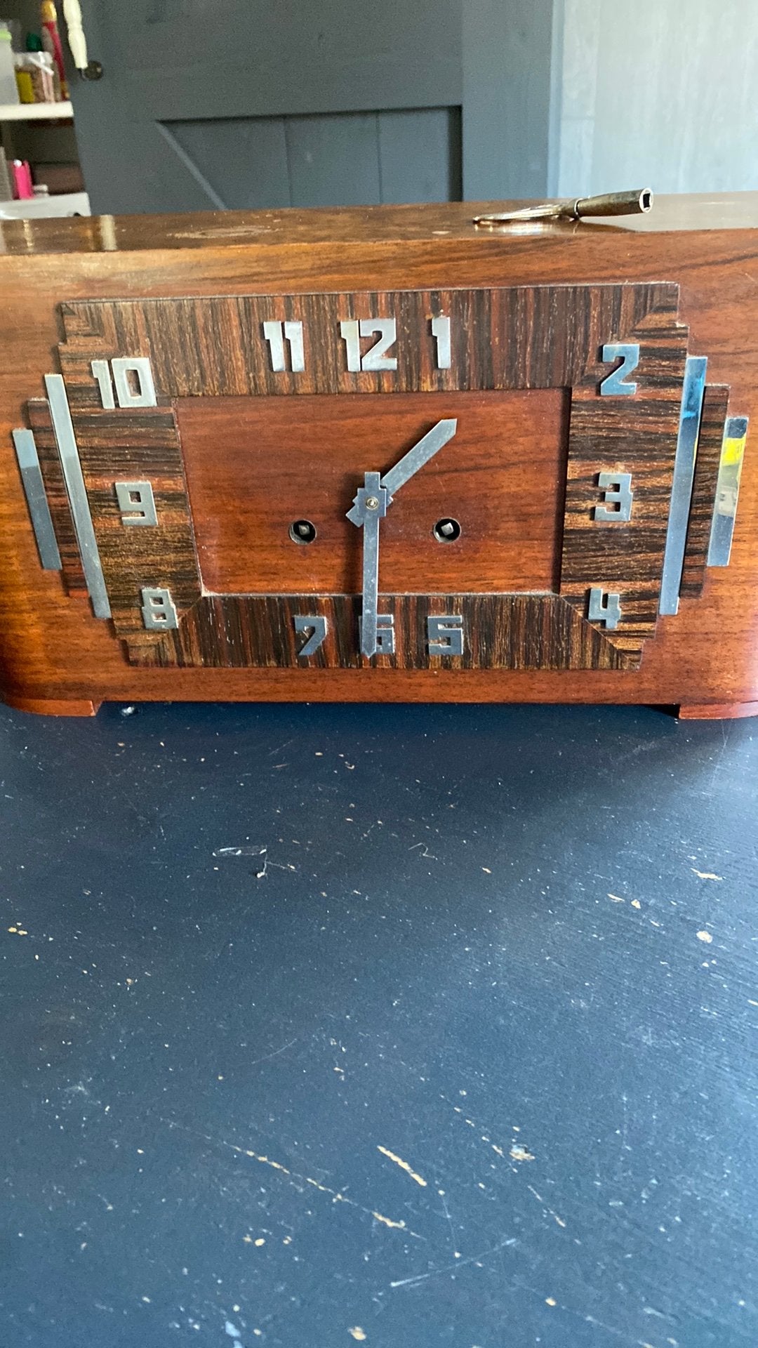 Art deco pendule in goede staat, Ophalen of Verzenden