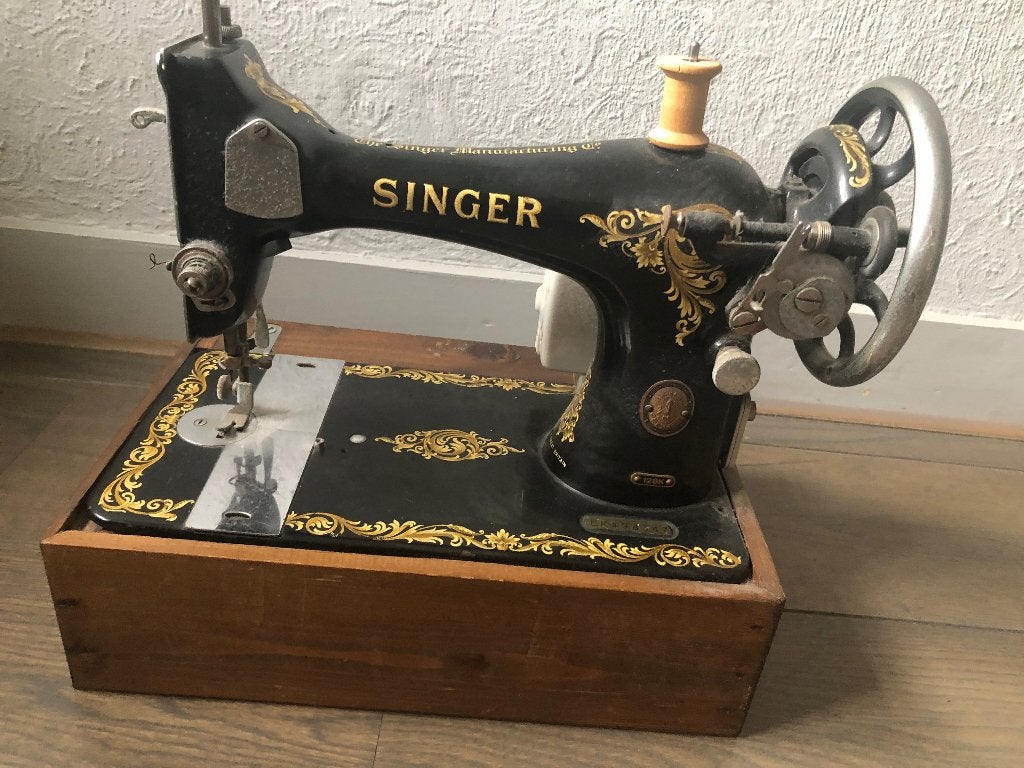 Vintage Singer naaimachine – van mijn oma – verzamelobject, Ophalen of Verzenden