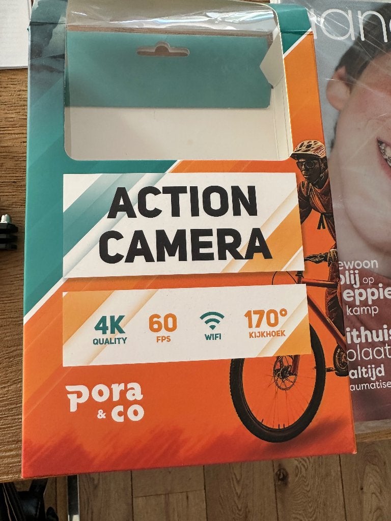 Action camera Pora&Co, Ophalen of Verzenden, Zo goed als nieuw, Overige merken